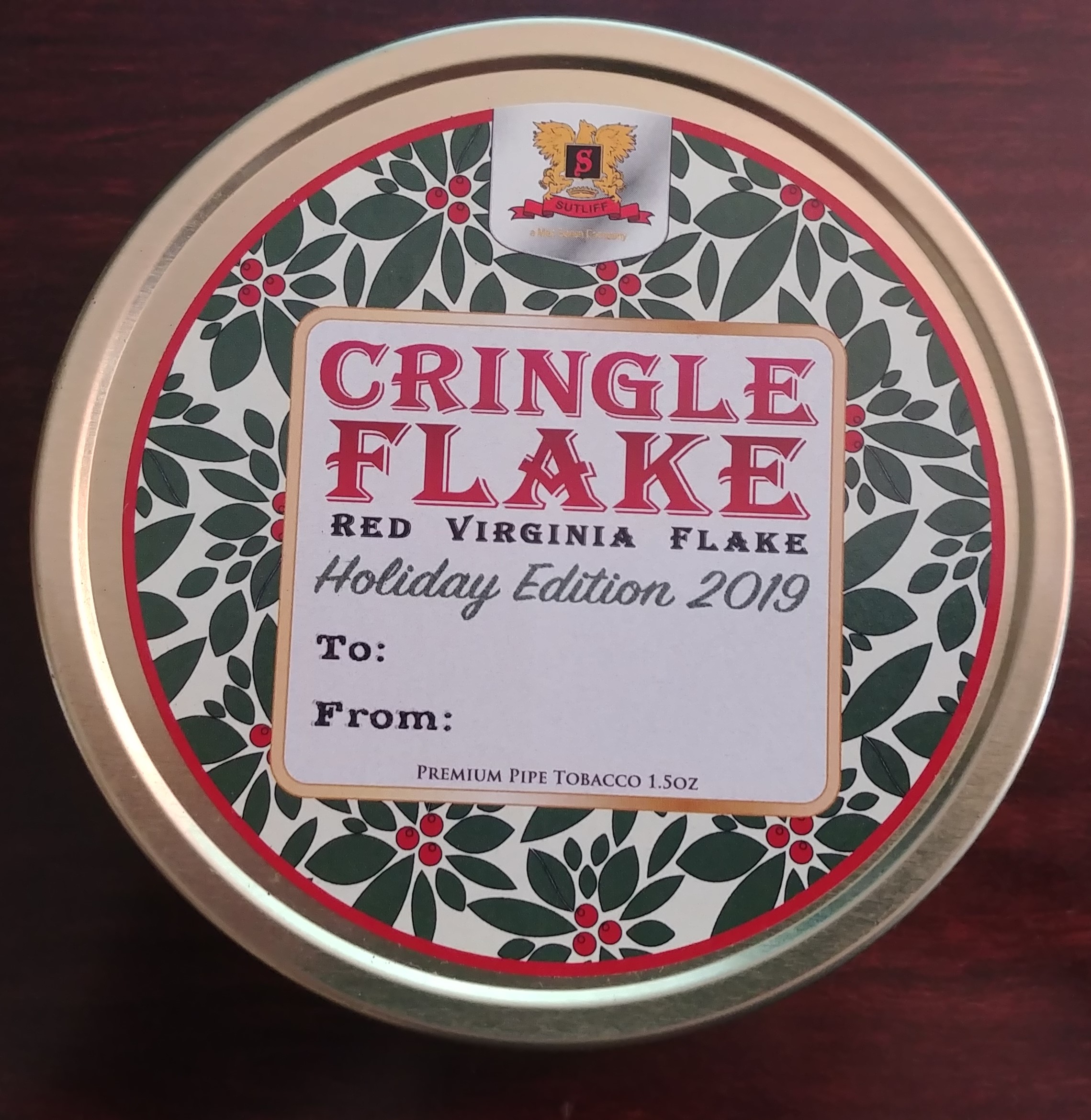 Pipe Tobacco Review Sutliff Cringle Flake 2019 Has Great Flavor But
